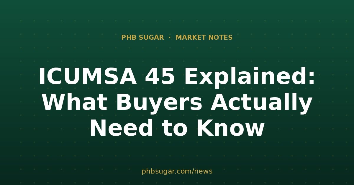 ICUMSA 45 Explained: What Buyers Actually Need to Know